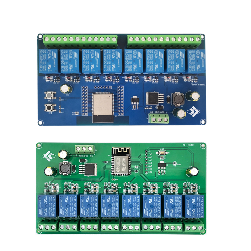 Relay 8 Channel Board - ESP8266 / ESP32 WIFI โมดูลรีเลย์ 8
