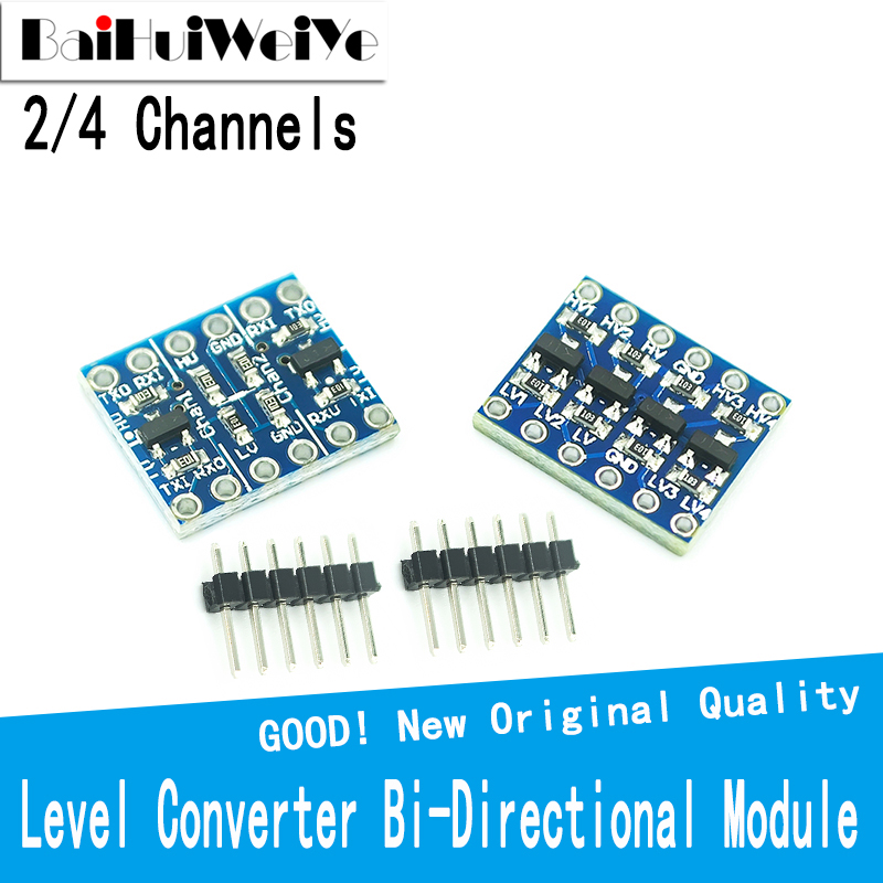 Level Shifter 3.3V - 10PCS 2ช่อง4ช่อง IIC I2C ตัวแปลงระดับลอจิก Bi-Directional