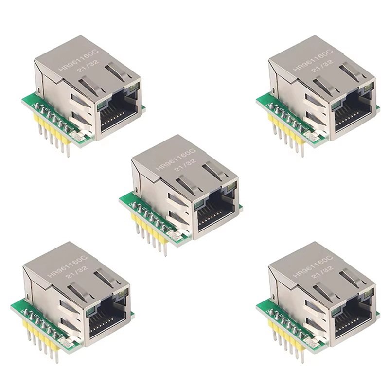 Ethernet Module W5500 - 3CGRO-USR-ES1 W5500 โมดูลเครือข่ายอีเธอร์เน็ต 5 ชิ้นอินเทอร์เฟซ SPI/รองรับ