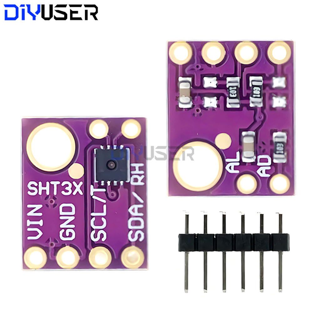Home Automation Raspberry Pi - SHT31 เซ็นเซอร์วัดอุณหภูมิและความชื้นแบบดิจิตอล โมดูล I2C ±0.3 ℃
