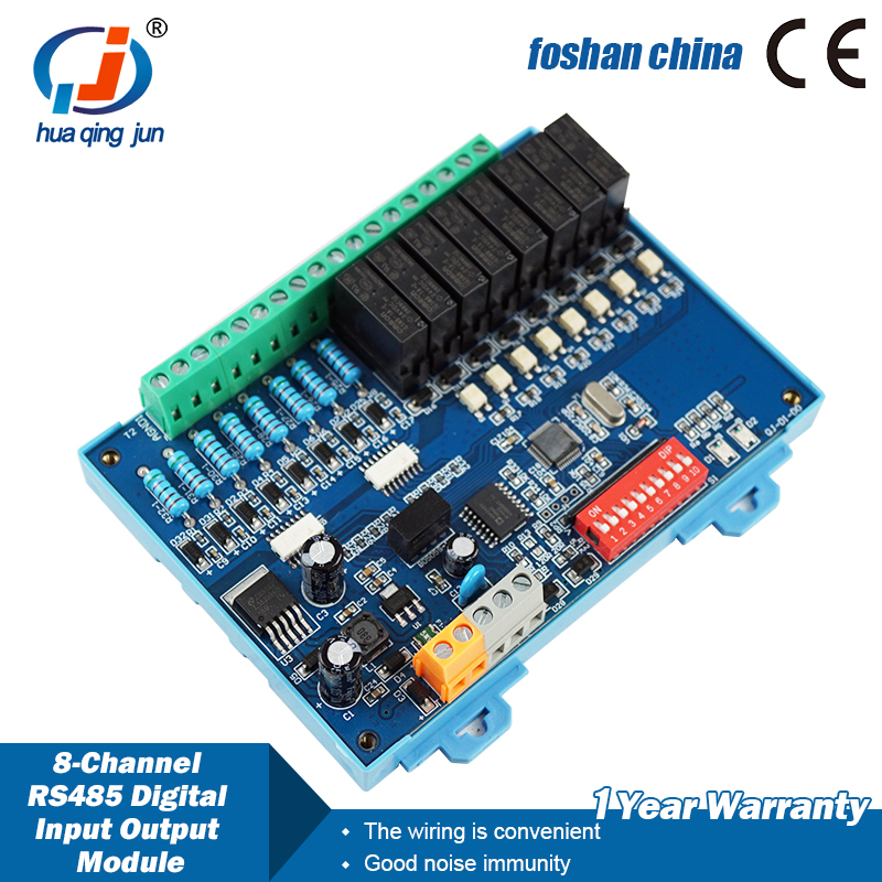 Huaqingjun 8-Channel RS485 อิน - Relay 8 Channel Board บทวิจารณ์และราคา