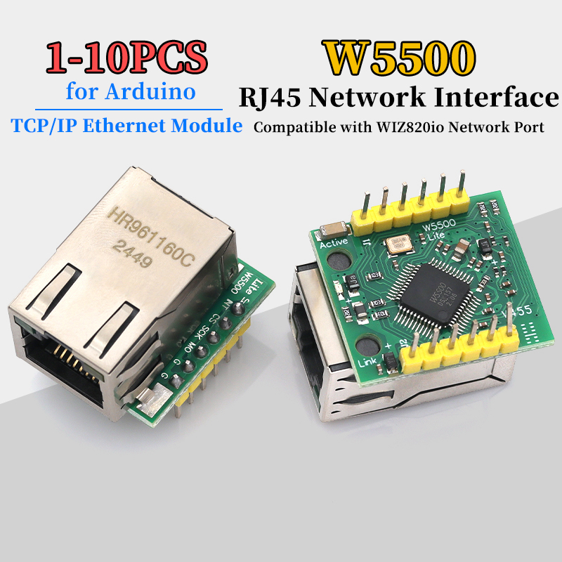 1/5/10 ชิ้น W5500 โมดูล TCP/IP - Ethernet Module W5500 บทวิจารณ์และราคา