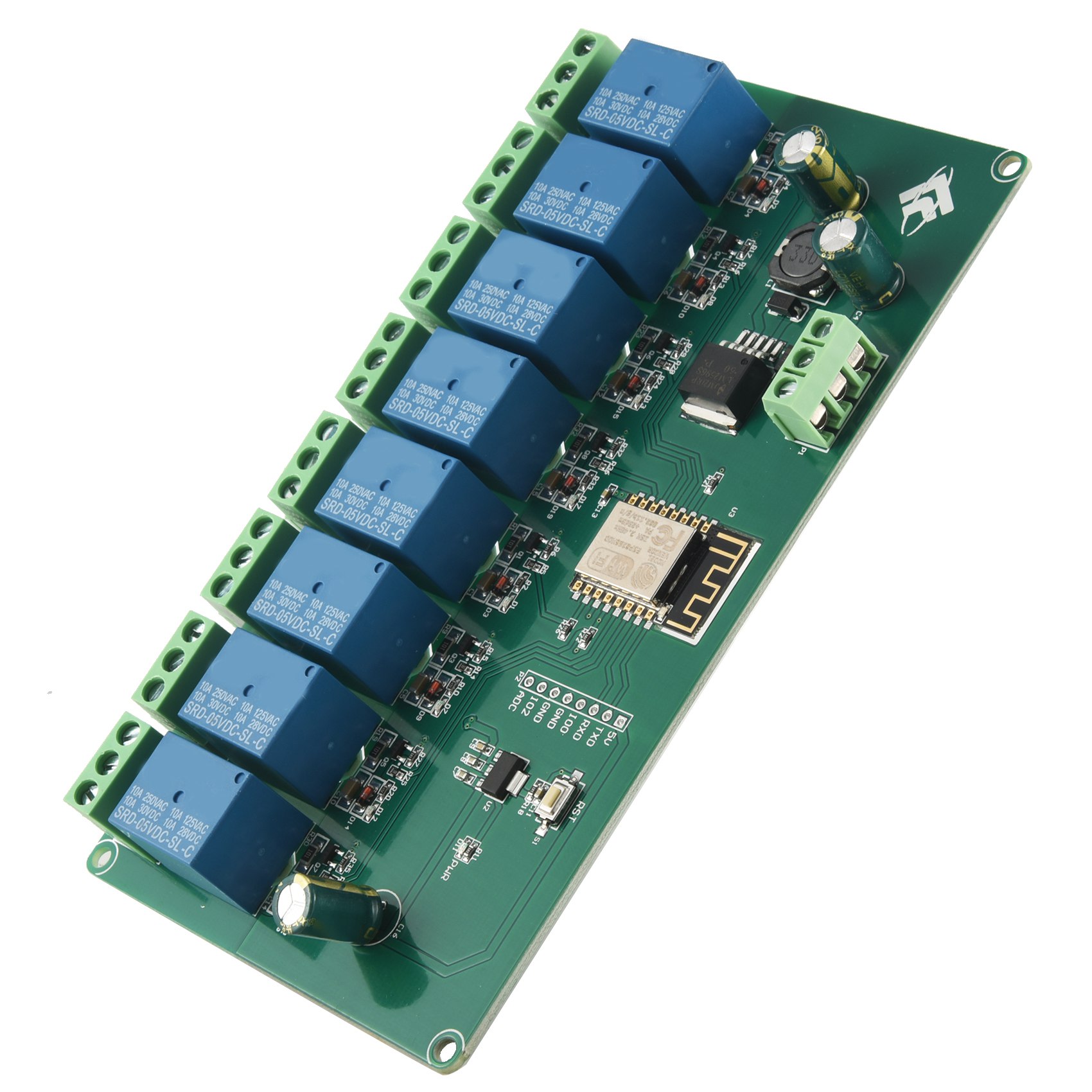 (ABDH) ESP8266 WIFI 8 ช่องรีเล - Relay 8 Channel Board บทวิจารณ์และราคา