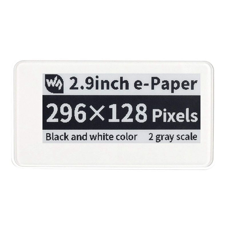 Waveshare จอแสดงผล E-Ink ไร้สา - Display Epaper 2.9 บทวิจารณ์และราคา