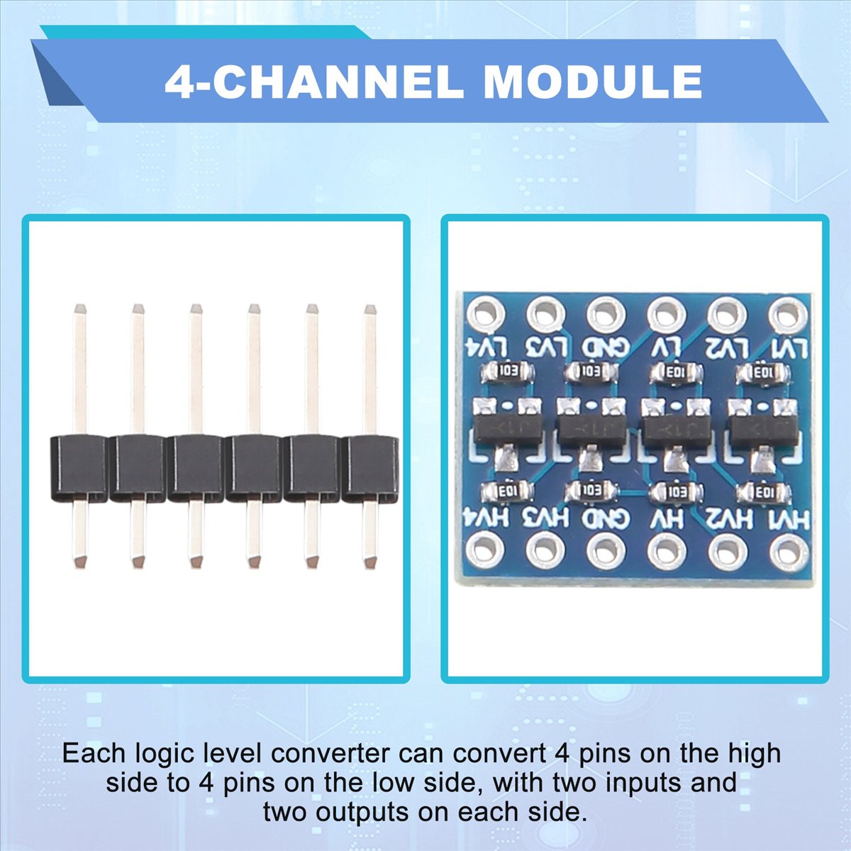 AT42 10 ชิ้น 4 ช่อง IIC ตัวแปล - Level Shifter 3.3V บทวิจารณ์และราคา