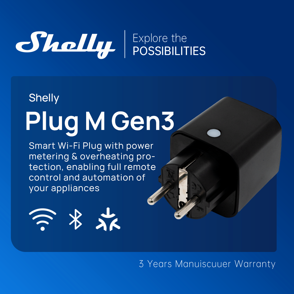 ปลั๊กอัจฉริยะ Shelly Plug M Ge - Shelly Relay Module บทวิจารณ์และราคา