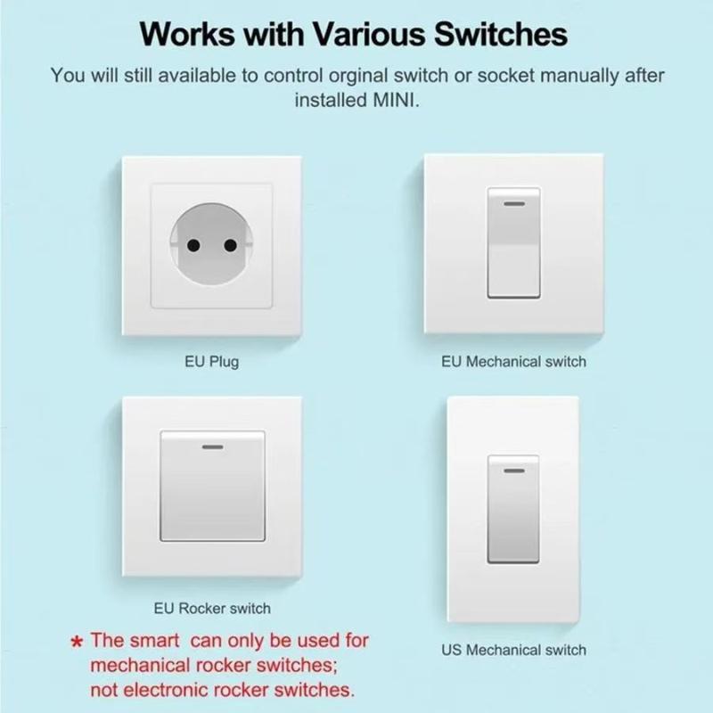 สวิตช์อัจฉริยะ RF 433 MHz ขนาด - Diy Home Automation Controller บทวิจารณ์และราคา