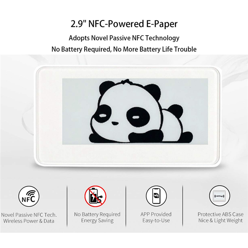 Waveshare 2.9 นิ้วไร้สาย NFC-P - Display Epaper 2.9 บทวิจารณ์และราคา